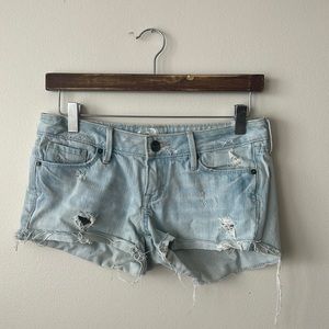 vintage 90s -denim jean shorts -bullhead -1